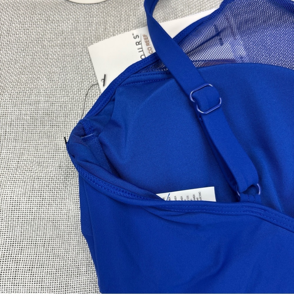 Coco Reef COBALT Tummy-Control Contrast One-Piece Swimsuit US 14/38C - Picture 15 of 16